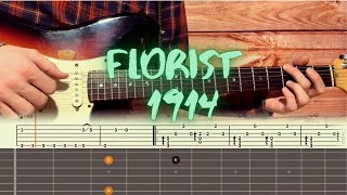 Florist  1914  Guitar Tutorial  Tabs  Chords [upl. by Jacklyn]