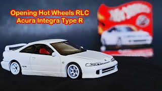 Opening Hot Wheels RLC Honda Integra Type R [upl. by Enelcaj595]