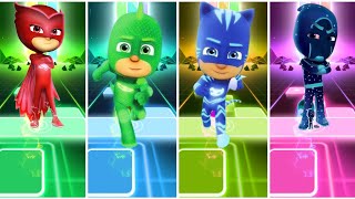 PJ Masks Owllete Geko Cat Boy Ninjago in Tiles Hop  Episode 499 [upl. by Yam443]