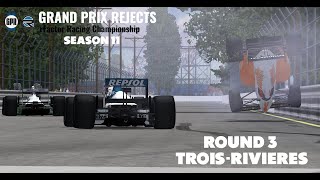 Grand Prix Rejects rFactor Championship Season 11 Round 3  TroisRivieres [upl. by Mehalick456]