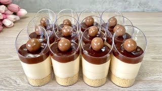 Mini Millionaire’s Dessert Cups in 10 minutes  No Bake Dessert  Easy and Yummy [upl. by Asilej]