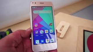 Micromax Bharat Go Android GO First Look  Hands on  MWC 2018 [upl. by Aennyl]