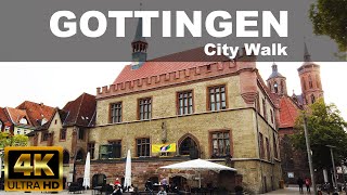 GOTTINGEN CITY WALKING TOUR  4K UHD  ⛅  🇩🇪  GERMANY [upl. by Meggi]