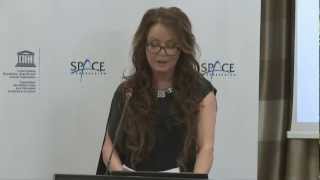 Sarah Brightman LIVE Groundbreaking Announcement from Moscow [upl. by Elehcor484]