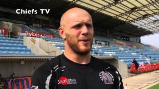 Chiefs TV Jack Yeandle pre London Welsh [upl. by Akirrehs]