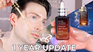 1 YEAR UPDATE Estee Lauder Advanced Night Repair Review  Worth it [upl. by Jacintha]