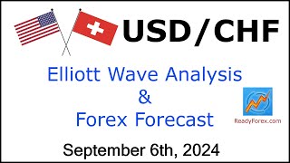 USD CHF Elliott Wave Analysis  Forex Forecast  September 6 2024  USDCHF Analysis Today [upl. by Annairoc87]