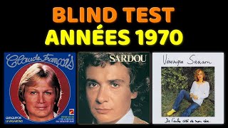 BLIND TEST ANNÉES 1970  Variété Française 20 extraits [upl. by Oidiple]