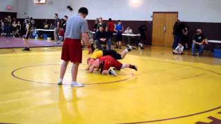 Kyle Perillo wrestles at Tomahawk Open and Wins Gold [upl. by Yeleen]