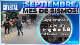 Se registra un sismo en la alcaldía Álvaro Obregón  Noticias con Crystal Mendivil [upl. by Dis]