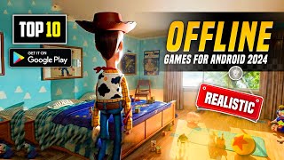 Top 10 Best OFFLINE Games for Android 2024  10 High Graphics OFFLINE Games For Android [upl. by Arateehc]