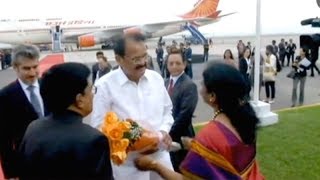 Vice President Venkaiah Naidu pays tribute to Mahatma Gandhi in Panama [upl. by Aissej966]