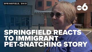 Springfield neighbors describe immigrant situation say they believe petsnatching story [upl. by Halian63]