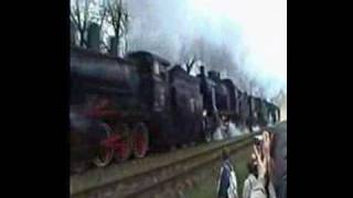 Steam Locomotive in Wolsztyn POLAND 2006 part I [upl. by Gokey]