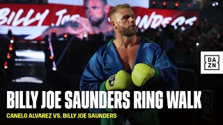 Billy Joe Saunders Dances amp Sings During Ring Walk To Fight Canelo [upl. by Leahpar]