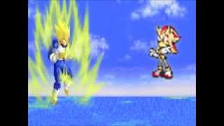 DEATH BATTLE Vegeta VS Shadow fight [upl. by Sherrill]