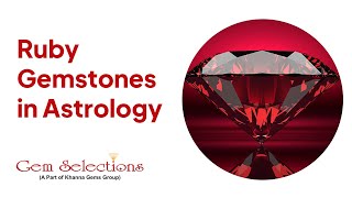 Use of Ruby Gemstones in Astrology  Astrological Benefits of Ruby Gemstone ManikManikya Stone [upl. by Gresham190]