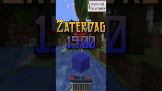 Hoeveel blauwen blokken moet ik plaatsen 🤔 short nederlands challenge minecraft livestream [upl. by Yesrej]