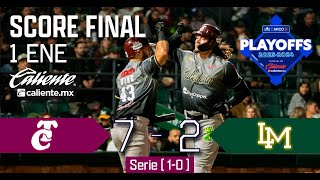 PLAYOFFS Juego 1 🍅 Tomateros vs Cañeros 🎋 1 de Enero 2024 [upl. by Annalee]