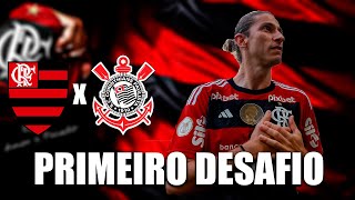 FLAMENGO X CORINTHIANS FELIPE LUIS PROMETE TIME OFENSIVO NAÇÃO PREFERE FELIPE LUIS Á LUIS CASTRO [upl. by Apur13]