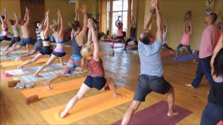 Ashtanga Vinyasa Yoga for Beginners  Series part 1  AYM Yoga School [upl. by Duggan]