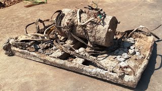 Restoring Broken Concrete Flat Plate Compactor  The Most Damaged Construction Machine Restoration [upl. by Vetter]