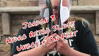 Jordan 3 Hydro Retro Slides [upl. by Nee]