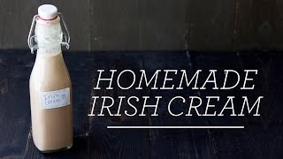 Homemade Irish Cream  5 Minute Recipe [upl. by Scotney]