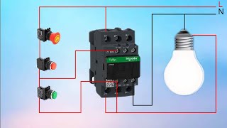 របៀបតកុងតាក់ទ័រ How to wiring contactor [upl. by Nyloj]