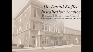 Dr David Kieffers Installation Service  August 25 2024 [upl. by Ylecic922]