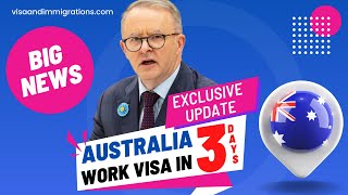 Good News Australia now Priorities visa in 3days for workers planning to move to Australia [upl. by Roddie89]