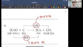 줌수업 고등 통합과학 화9시 산화 환원 반응 수업신청 01081763371 [upl. by Lauryn]