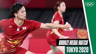 🇭🇰 🆚 🇯🇵 Mixed doubles 🏸 Badminton bronze medal match at Tokyo 2020 [upl. by Lemuelah447]