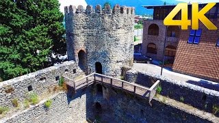 Kvareli fortress  ყვარლის ციხე  Крепость Кварели   4K aerial video footage DJI Inspire 1 [upl. by Yraeht699]