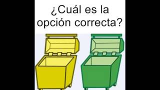 El juego del reciclaje para niños [upl. by Einimod151]