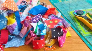 How I Made an EPIC Quilt Out of Scraps [upl. by Darum]