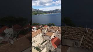 View over Korcula old town [upl. by Zebulon]