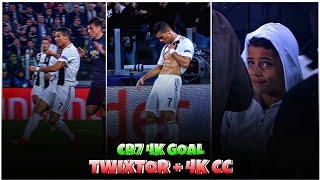 Cristiano Ronaldo Goal With Juventus  Best 4k Clips  Cold CC High Quality For Editing🤙💥 part47 [upl. by Adiari516]