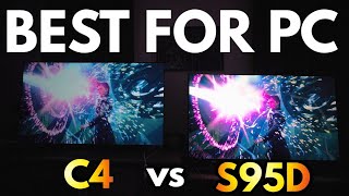 Which One For PC Gaming LG C4 or Samsung S95D [upl. by Ahsar]