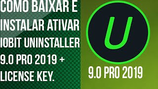 iObit Uninstaller 90 PRO License Keys  PTBR 2019 [upl. by Ttocserp]