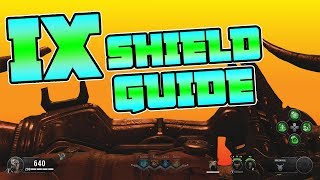 How to build the shield in IX Brazen Bull easy guide Black Ops 4 Zombies [upl. by Tteragram]