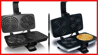 Chefs Choice Pizzelle Maker Toscano PizzellePro Features Nonstick Surface and Even Heating [upl. by Egiarc701]