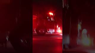 Westmont engine 183 and battalion 183 returning [upl. by Eadrahc]