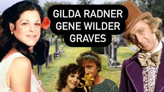 THE GRAVES OF GENE WILDER amp GILDA RADNER  Where They Died  Their Connecticut Home and Cemetery [upl. by Aicargatla]