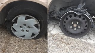 What Happens if you Drive on a Flat Tire [upl. by Lexy112]