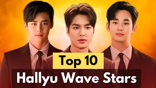 Top 10 Hallyu Wave Stars 2024 [upl. by Ayanat]