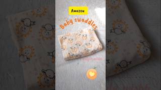 Baby swaddle baby babyproducts amazon amazonbabyitems shorts trendingshorts [upl. by Ajidahk]