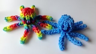 Rainbow Loom Nederlands 3doctopus monstertail [upl. by Attolrahc743]