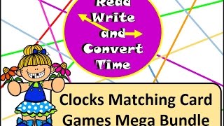 Read Write and Convert Time Analogue Digital and Words [upl. by Malissia]