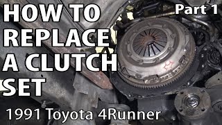 How to Replace a Clutch Set DIY  Part 1 [upl. by Ocirderf604]